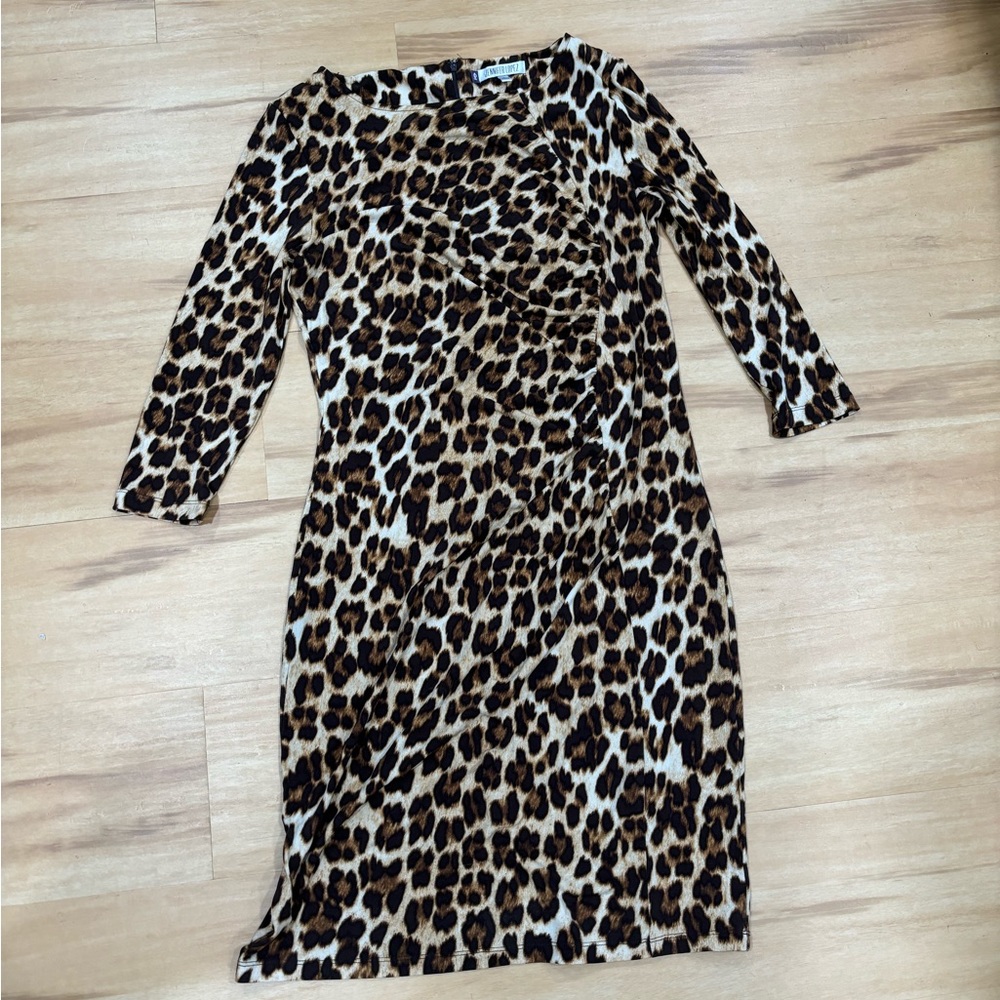 Jennifer Lopez cheetah print dress size L
